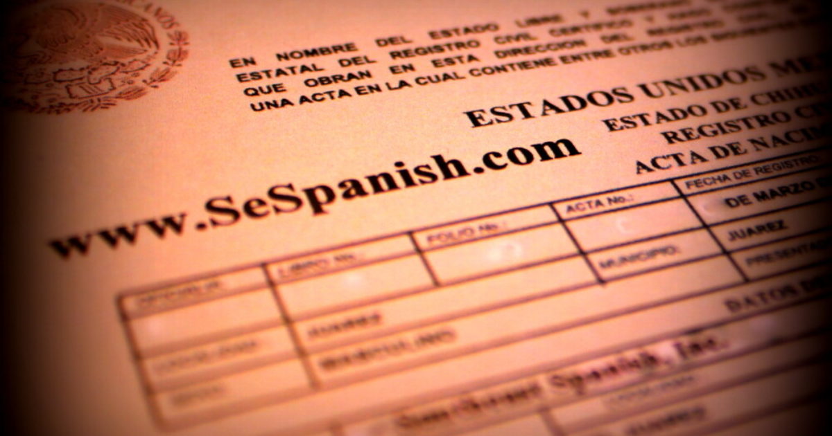 English To Spanish Translation Document