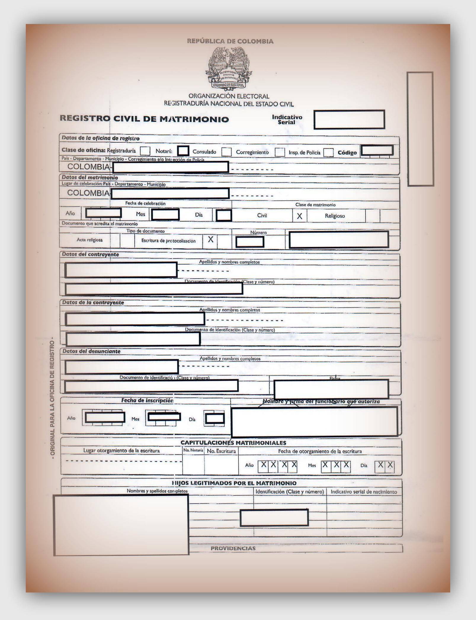 Uscis Birth Certificate Translation Template